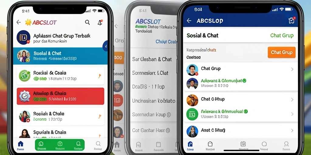 Antarmuka pengguna ABCSLOT yang menarik dan fungsional dalam chat grup.