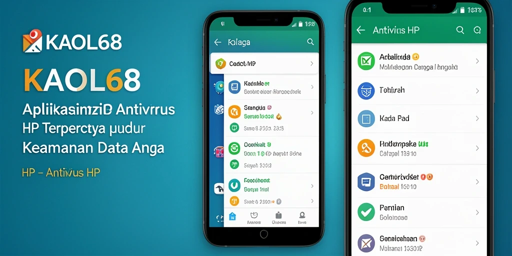 Antarmuka KAOL68 yang intuitif dan bersih untuk Antivirus HP.