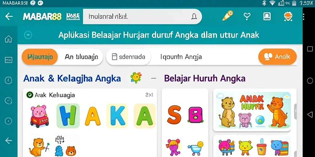 Tampilan antarmuka MABAR88 yang interaktif dan menarik.